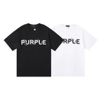 PURPLE  fashion T-shirt
