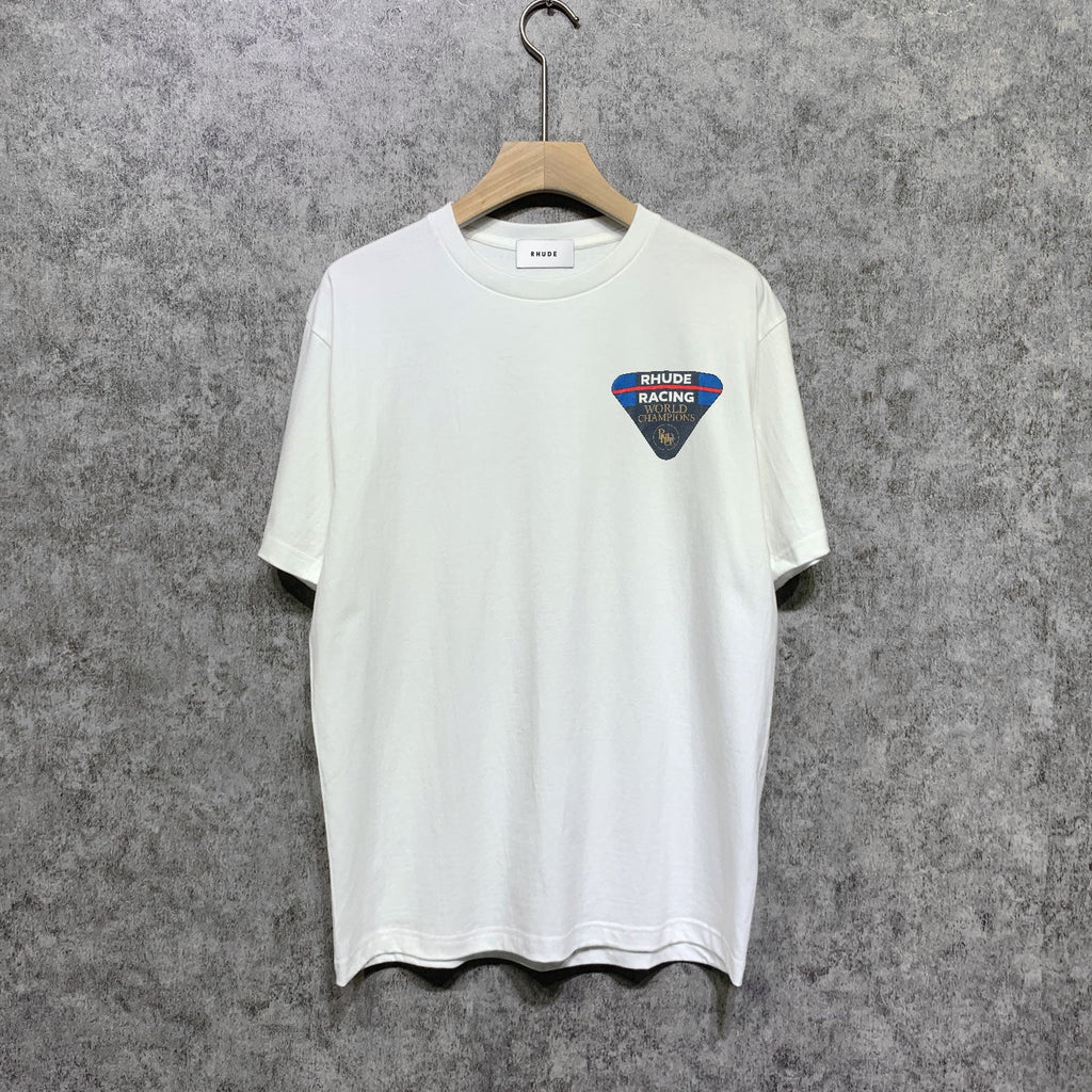 Rhude T-shirts Printed Trendy Pure Cotton