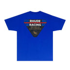 Rhude T-shirts Printed Trendy Pure Cotton