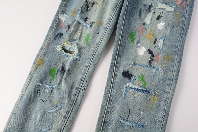 PURPLE  Fashion Jeans 9072