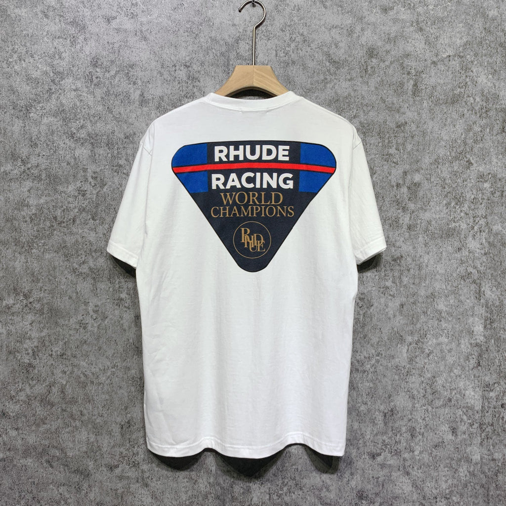 Rhude T-shirts Printed Trendy Pure Cotton