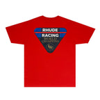 Rhude T-shirts Printed Trendy Pure Cotton