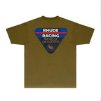 Rhude T-shirts Printed Trendy Pure Cotton