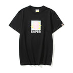 Bathing Ape T-Shirt Summer Loose Leisure Pullover Letter Short Sleeve T-shirt