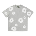 Denim Tears Outfit:T-shirt/Shorts (Separate Purchase Options) Puff Print Short Sleeve T-shirt Loose Couple Shorts Suit