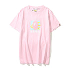 Bathing Ape T-Shirt Summer Loose Leisure Pullover Letter Short Sleeve T-shirt