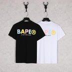 Bathing Ape T-Shirt Summer Loose Leisure Pullover Letter Short Sleeve T-shirt