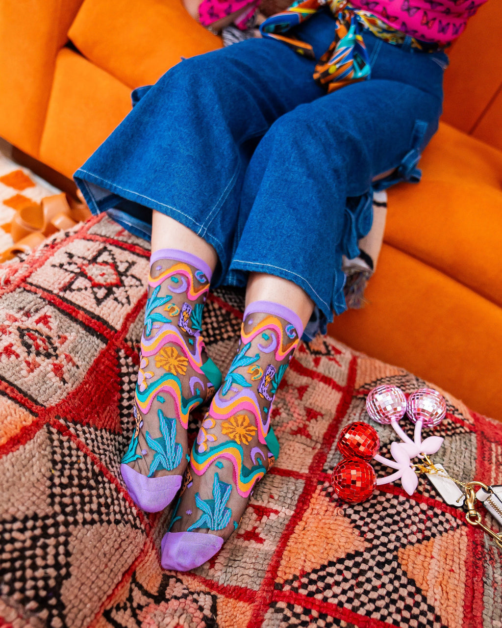 Disco Black Sheer Socks Bundle