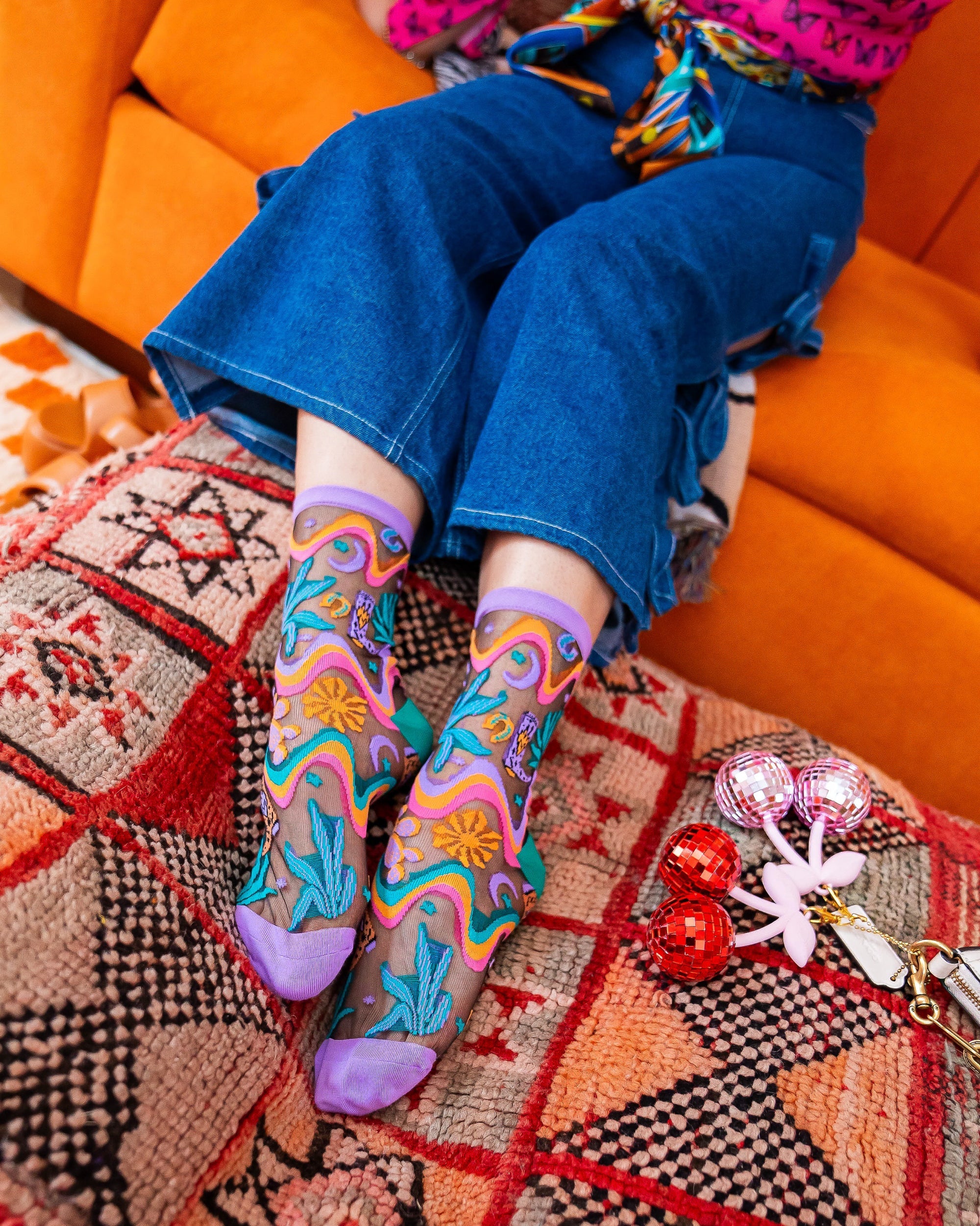 Disco Black Sheer Socks Bundle