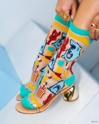JAWS 50th Anniversary Sheer Crew Sock