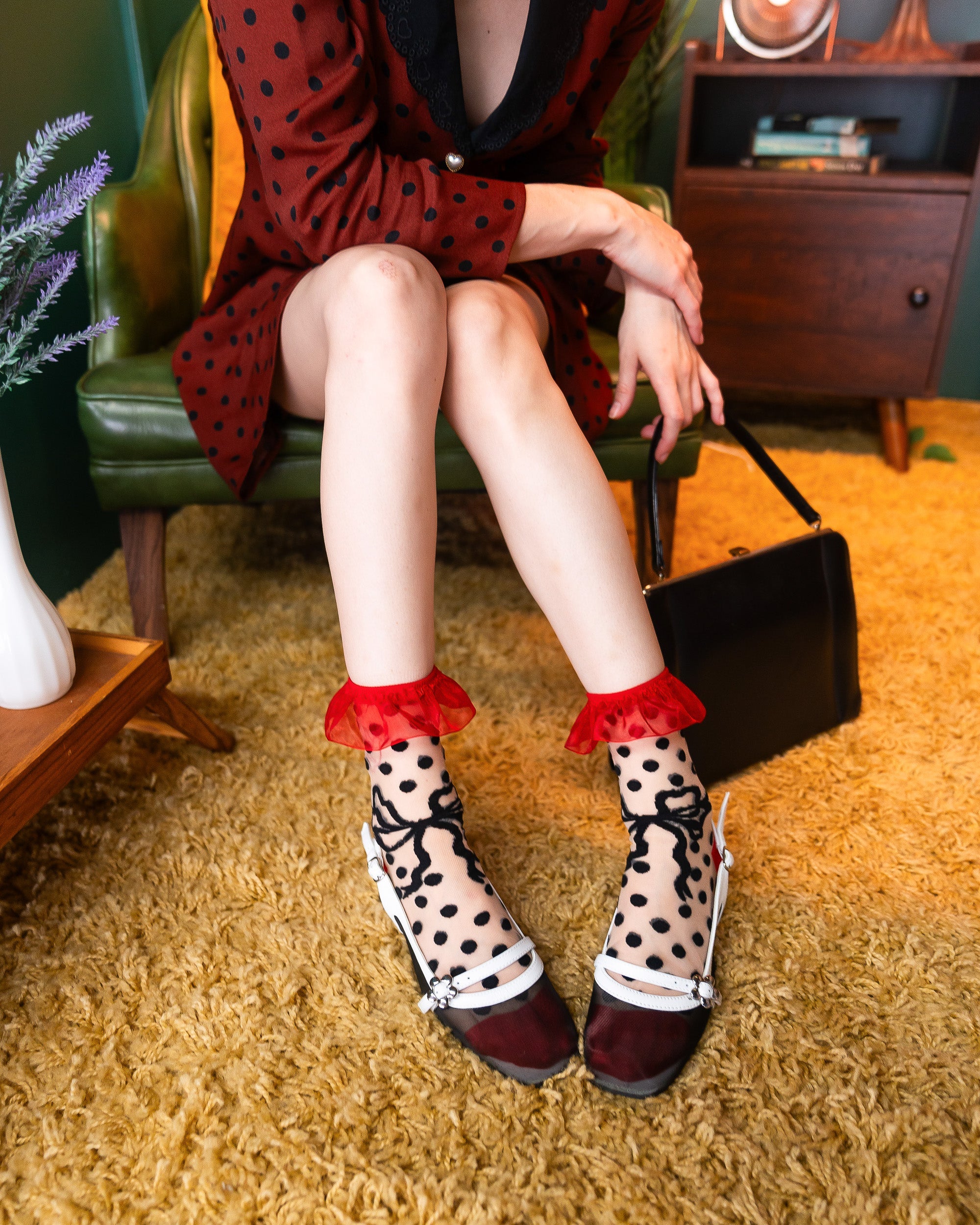 Coquette Classics Ruffle Sheer Socks Bundle