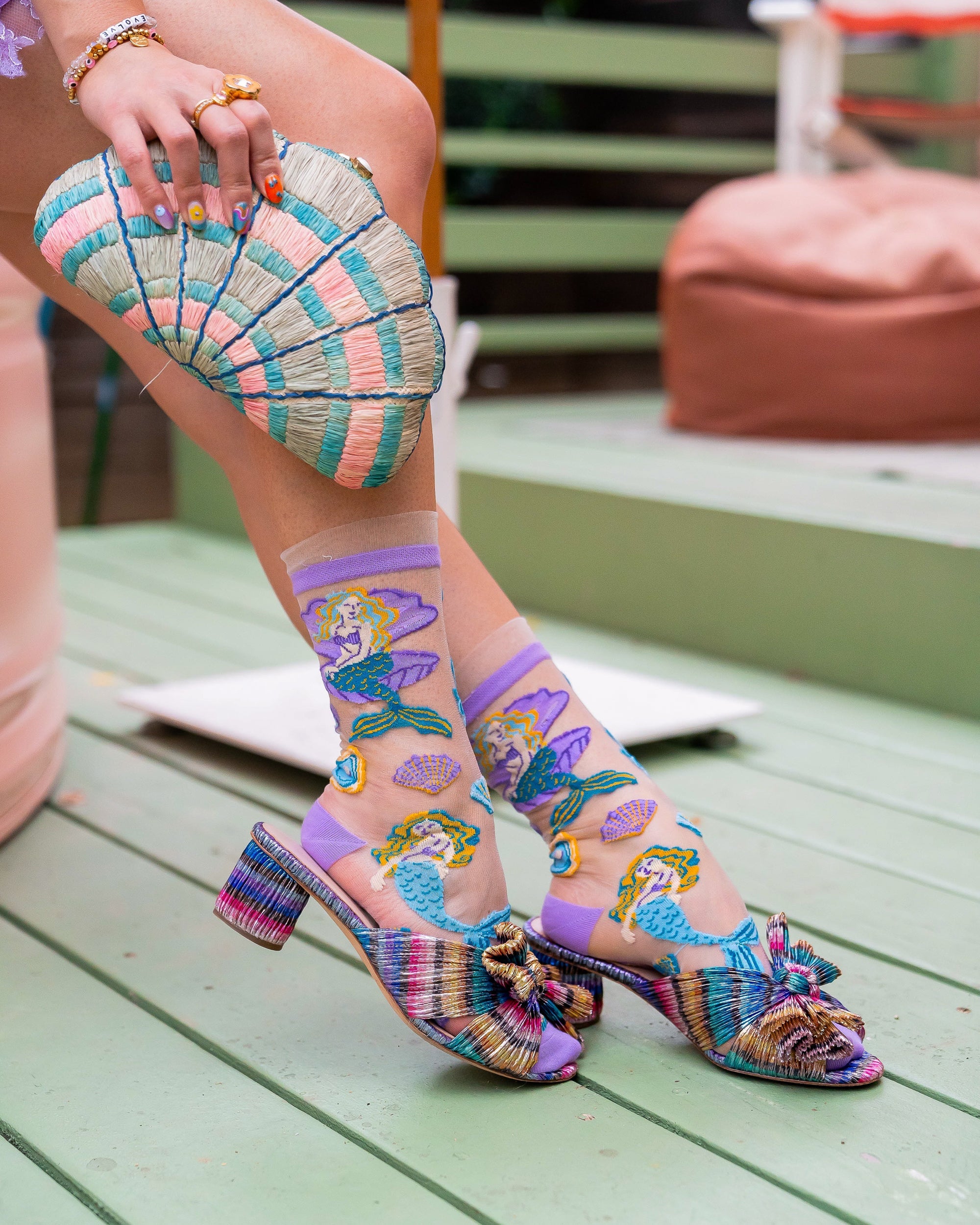European Vacation Sheer Socks Bundle