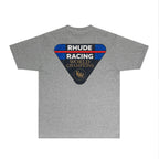 Rhude T-shirts Printed Trendy Pure Cotton